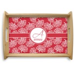 Coral Natural Wooden Tray - Small (Personalized)
