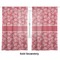 Coral Sheer Curtains
