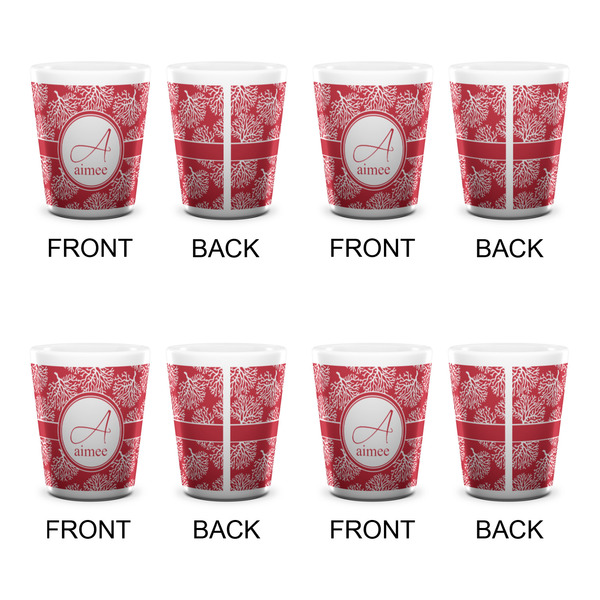 Coral Shot Glass - White - Set of 4 - APPROVAL