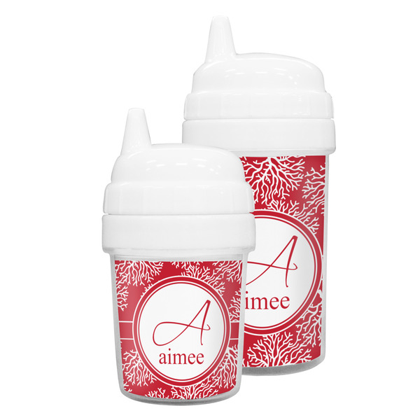 Coral Sippy Cups