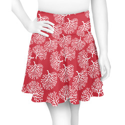 Coral Skater Skirt - X Large (Personalized)
