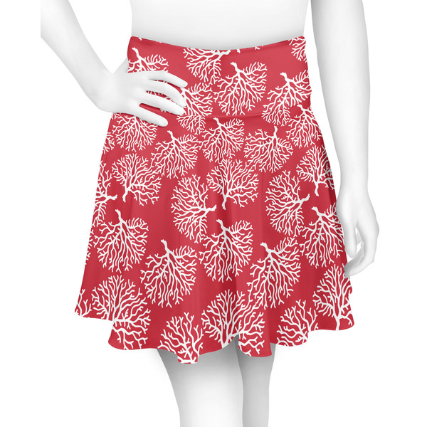 Custom Coral Skater Skirt