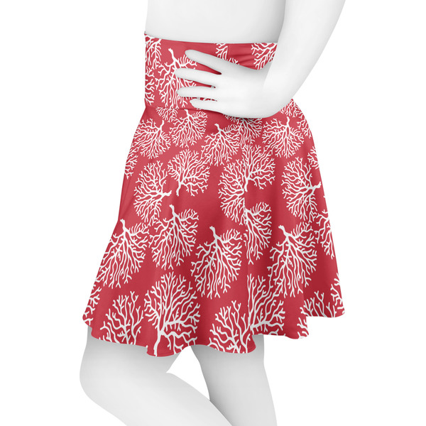 Coral Skater Skirt - Side