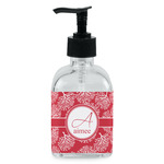 Coral Glass Soap & Lotion Bottle - Single Bottle (Personalized)