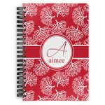 Coral Spiral Notebook (Personalized)