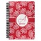 Coral Spiral Notebook (Personalized)