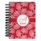 Coral Spiral Notebook - 5x7 w/ Name and Initial