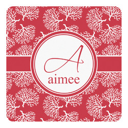 Coral Square Decal (Personalized)
