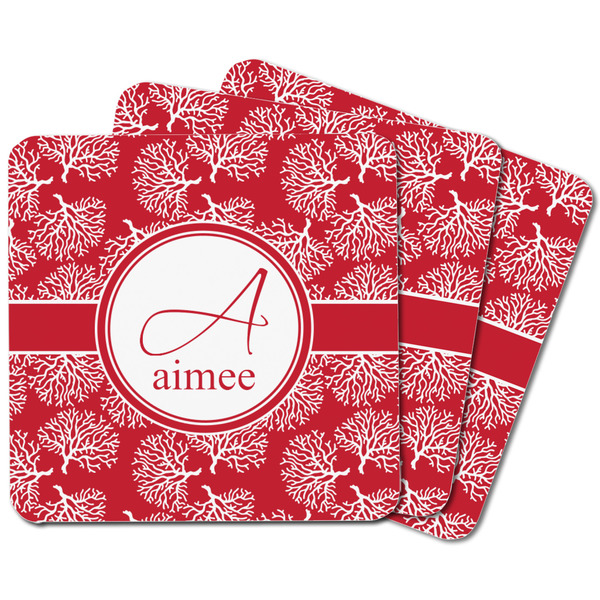 Coral Square Fridge Magnet - MAIN