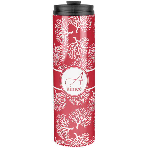 Custom Coral Stainless Steel Skinny Tumbler - 20 oz (Personalized)