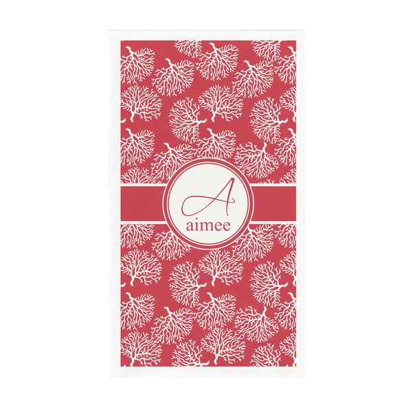 Custom Coral Guest Towels - Full Color - Standard (Personalized)