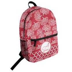 Coral Student Backpack (Personalized)