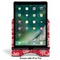 Coral Stylized Tablet Stand - Front with ipad