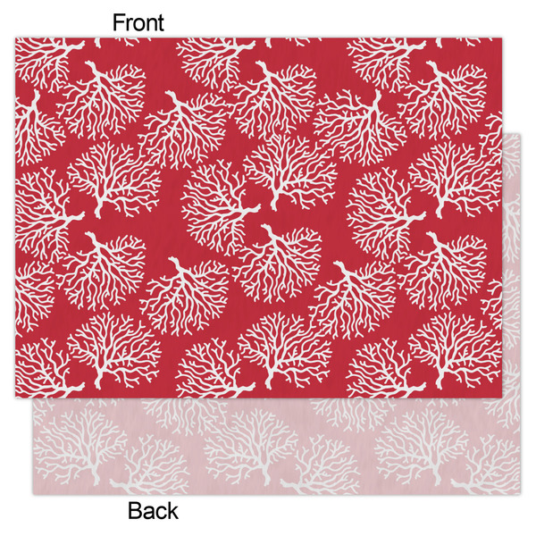 Coral Tissue Paper - Heavyweight - Large - Front & Back