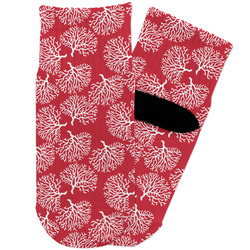 Coral Toddler Ankle Socks
