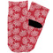 Coral Toddler Ankle Socks - Single Pair - Front and Back