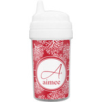 Coral Toddler Sippy Cup (Personalized)
