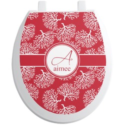 Coral Toilet Seat Decal (Personalized)