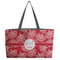 Coral Tote w/Black Handles - Front View