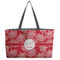 Coral Beach Totes Bag - w/ Black Handles (Personalized)