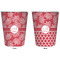 Coral Trash Can White - Front and Back - Apvl