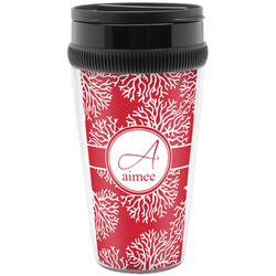 Coral Acrylic Travel Mug without Handle (Personalized)