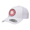 Coral Trucker Hat - White