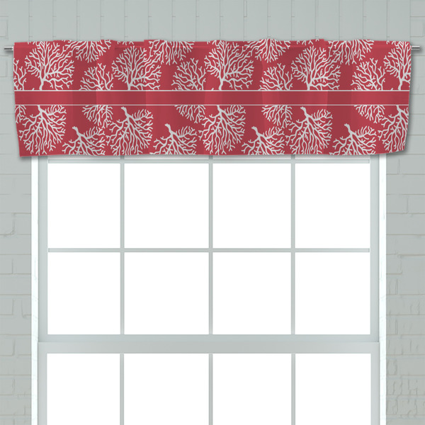 Coral Valance - Closeup on window