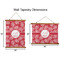 Coral Wall Hanging Tapestries - Parent/Sizing