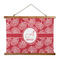 Coral Wall Hanging Tapestry - Wide (Personalized)