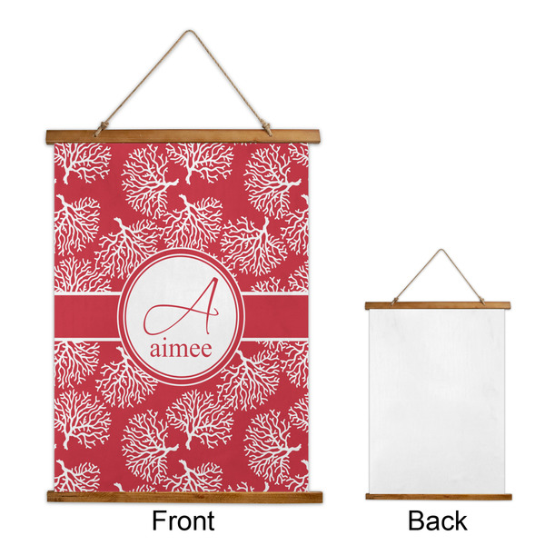 Coral Wall Hanging Tapestry - Portrait - APPROVAL