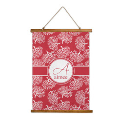 Coral Wall Hanging Tapestry - Tall (Personalized)