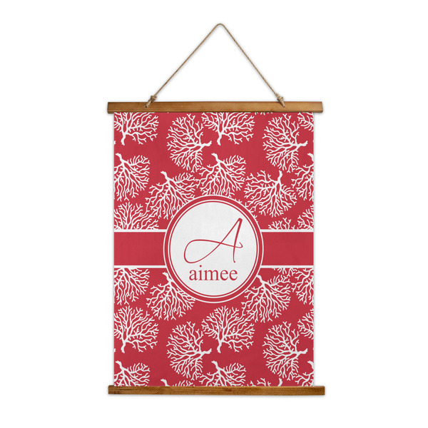 Custom Coral Wall Hanging Tapestry (Personalized)