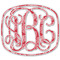 Coral Wall Monogram Decal