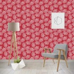Coral Wallpaper & Surface Covering (Water Activated - Removable)