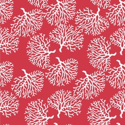 Coral Wallpaper & Surface Covering (Peel & Stick 24"x 24" Sample)