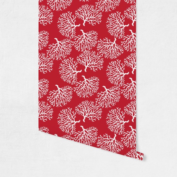 Coral Wallpaper on Wall