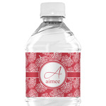 Coral Water Bottle Labels - Custom Sized (Personalized)