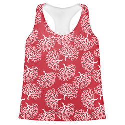 Coral Womens Racerback Tank Top - Large