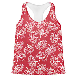 Coral Womens Racerback Tank Top