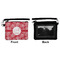 Coral Wristlet ID Cases - Front & Back