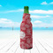 Coral Zipper Bottle Cooler - LIFESTYLE