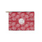 Coral Zipper Pouch Small (Front)