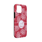 Coral iPhone Case - Rubber Lined - iPhone 13 Mini (Personalized)