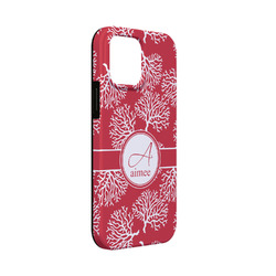 Coral iPhone Case - Rubber Lined - iPhone 13 Mini (Personalized)