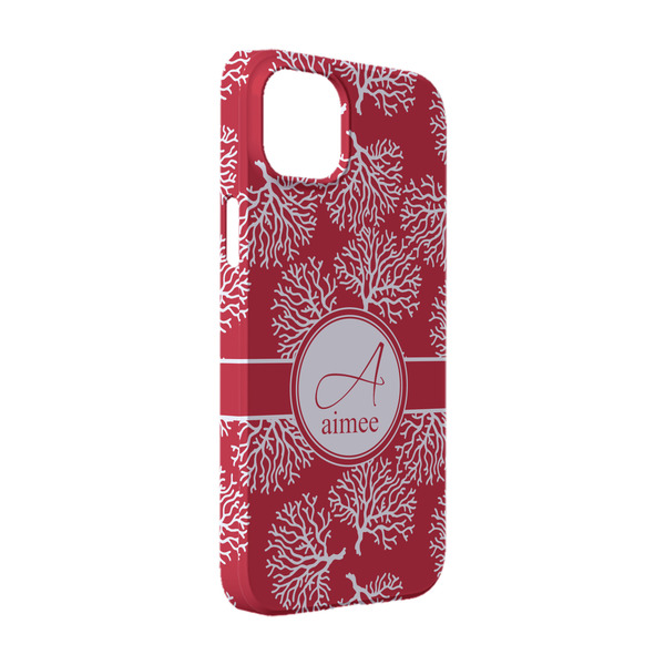 Custom Coral iPhone Case - Plastic - iPhone 14 (Personalized)