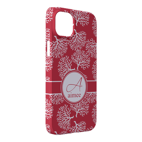 Custom Coral iPhone Case - Plastic - iPhone 14 Pro Max (Personalized)