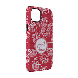 Coral iPhone Case - Rubber Lined - iPhone 14 (Personalized)
