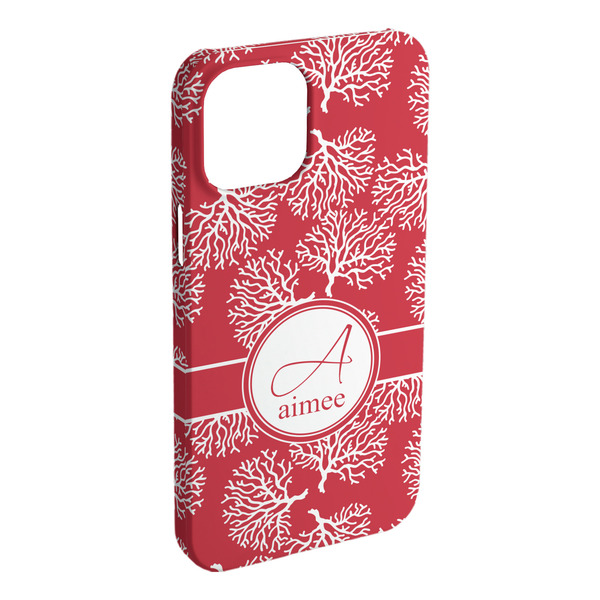 Custom Coral iPhone Case - Plastic (Personalized)