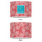 Coral & Teal 12" Drum Lampshade - APPROVAL (Poly Film)